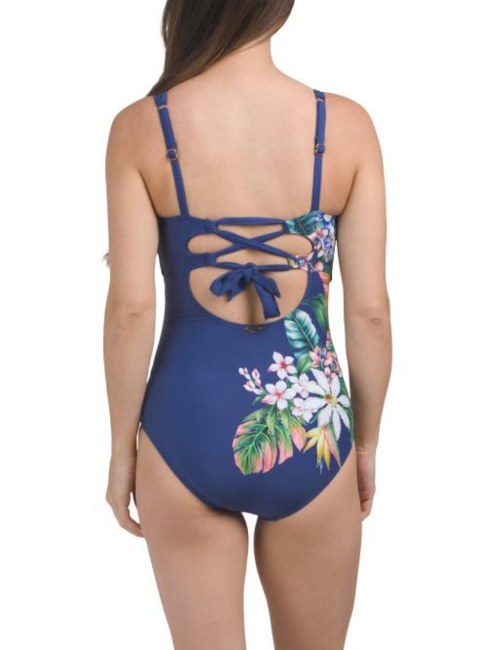 JANTZEN Upf 50 Hilda Glam Tummy Control One-piece Swimsuit - Picture 2 of 2